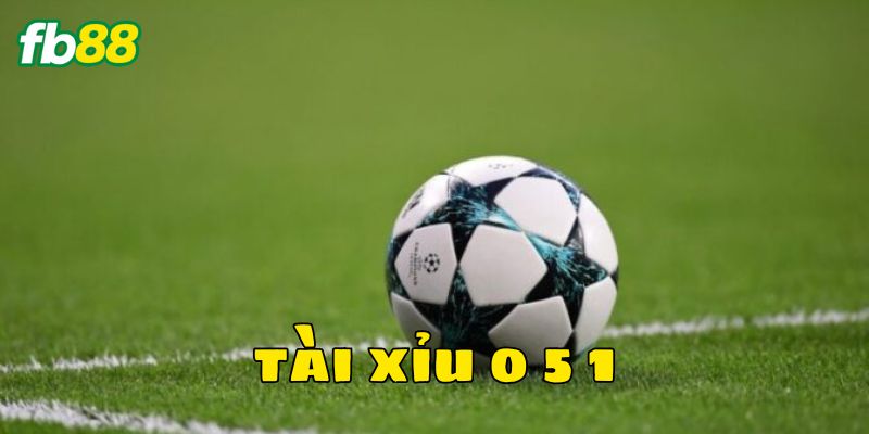 Đôi nét kèo tài xỉu 0 5 1 siêu hot